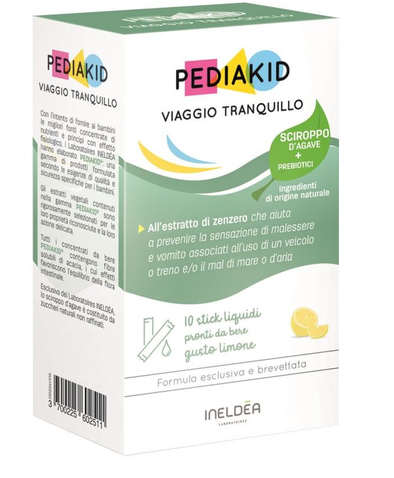 PEDIAKID VIAGGIO TRANQ 10STICK