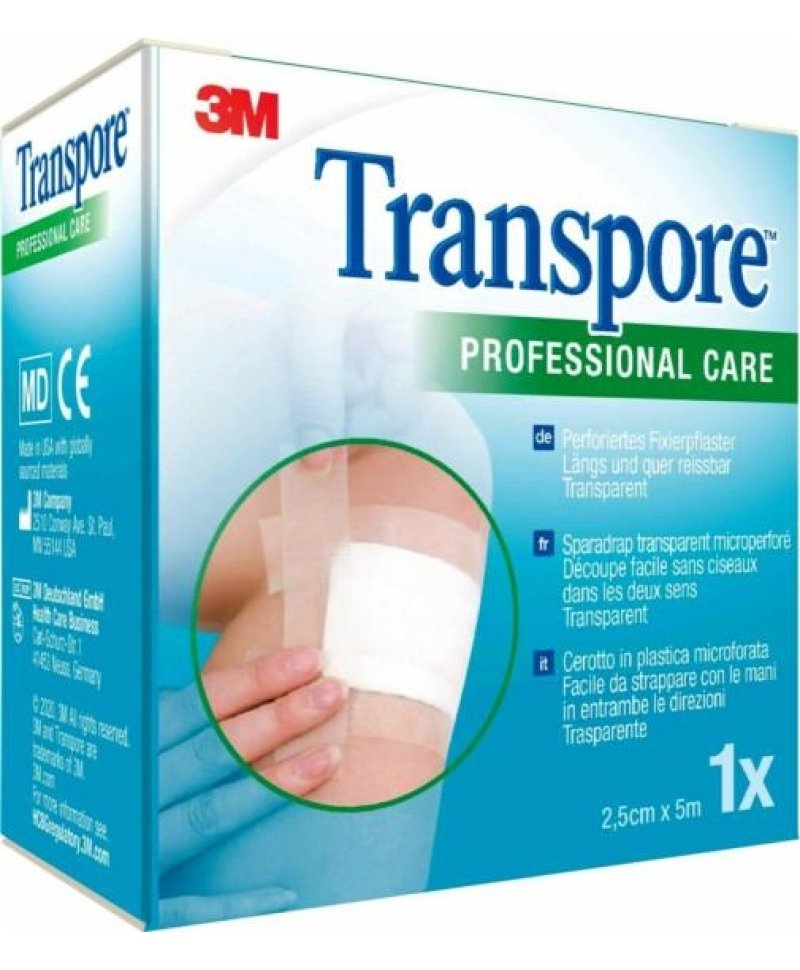 CER TRANSPORE 2,5X500CM RIC