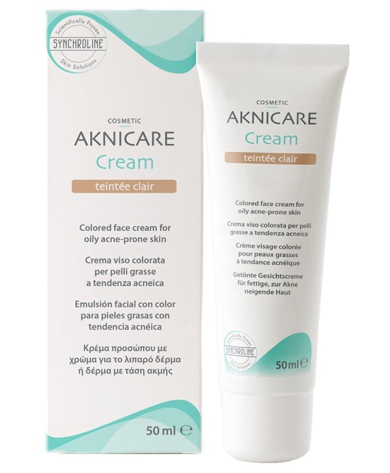 AKNICARE CREAM TEINTEE CLAIR