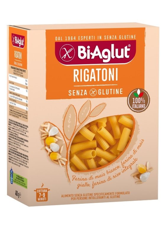 BIAGLUT RIGATONI 400GR S/G