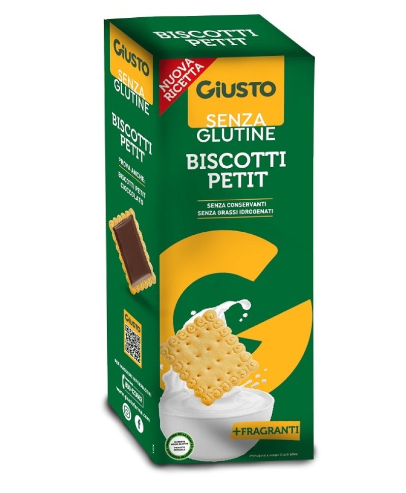 GIUSTO-S/G BISCOTTI PETIT 175G