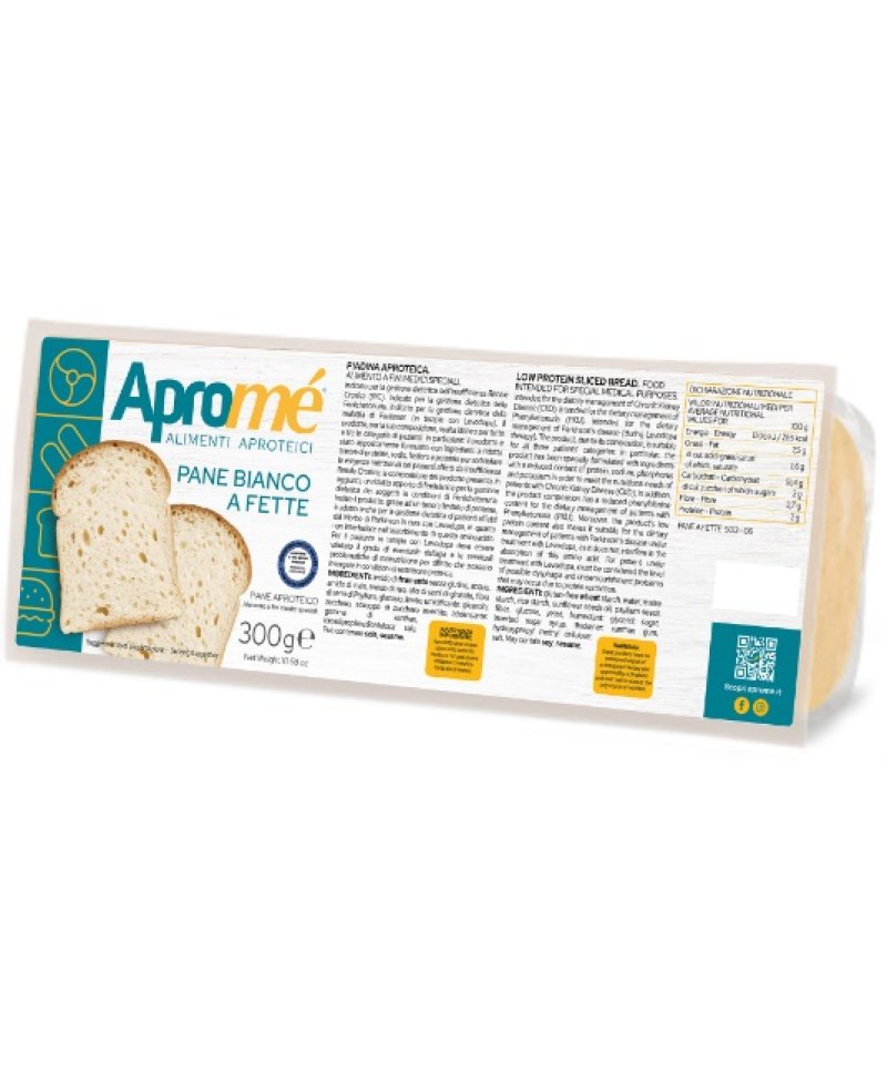 APROME' PANE BIANCO FETTE 300G