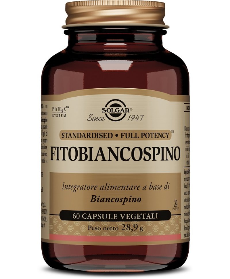 SOLGAR FITOBIANCOSPINO 60CPS VEG