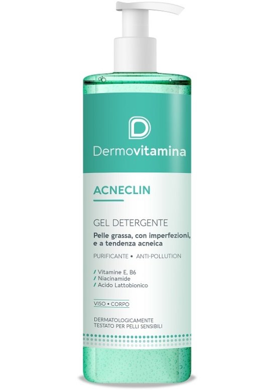 DERMOVITAMINA ACNECLIN GEL DET.4