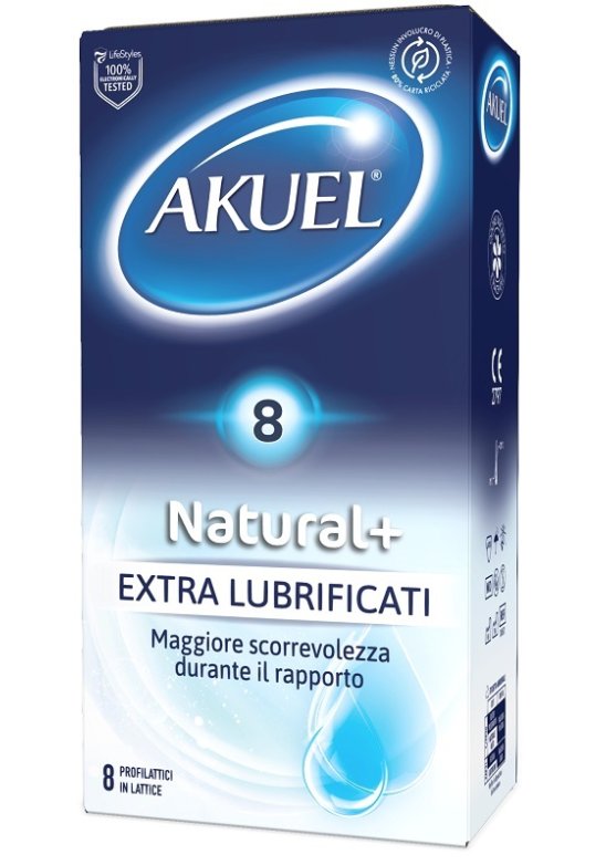 AKUEL NATURAL+ EXTRALUBR 8PZ