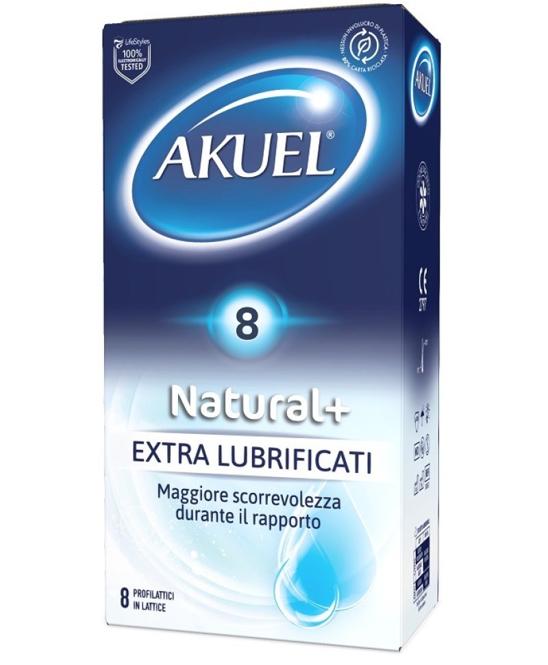 AKUEL NATURAL+ EXTRALUBR 8PZ