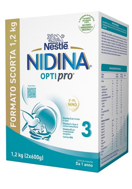 NIDINA OPTIPRO 3 POLV 2PZ 600G