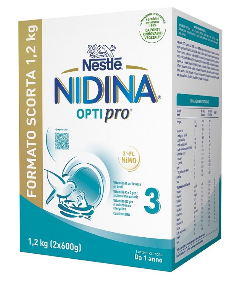 NIDINA OPTIPRO 3 POLV 2PZ 600G