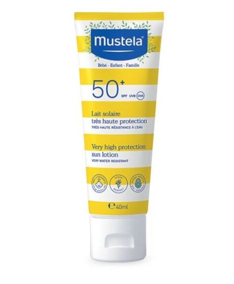 MUSTELA SOL.FP50+ LATTE 40ML TUB