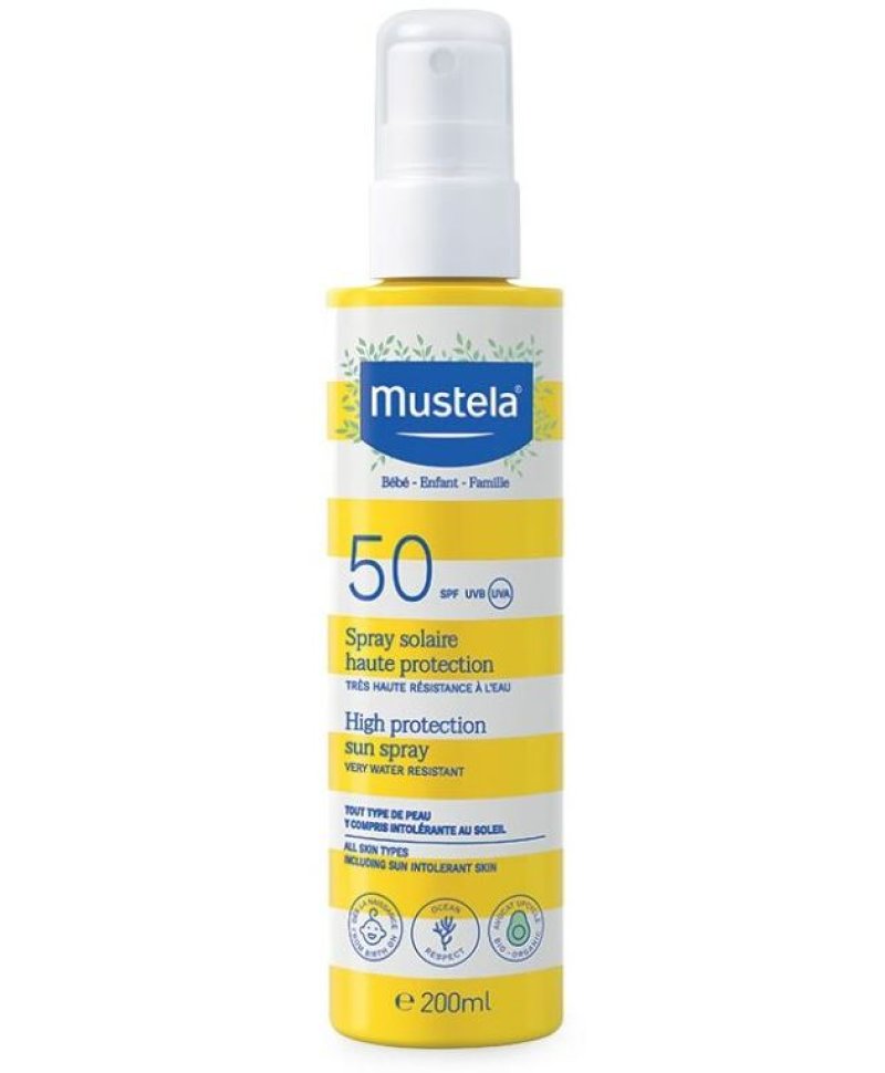 MUSTELA SOL.FP50+ LATTE SPR 200M