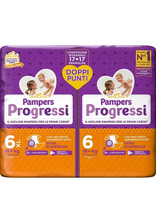 PAMPERS PROG XL PAC DPP 34PZ