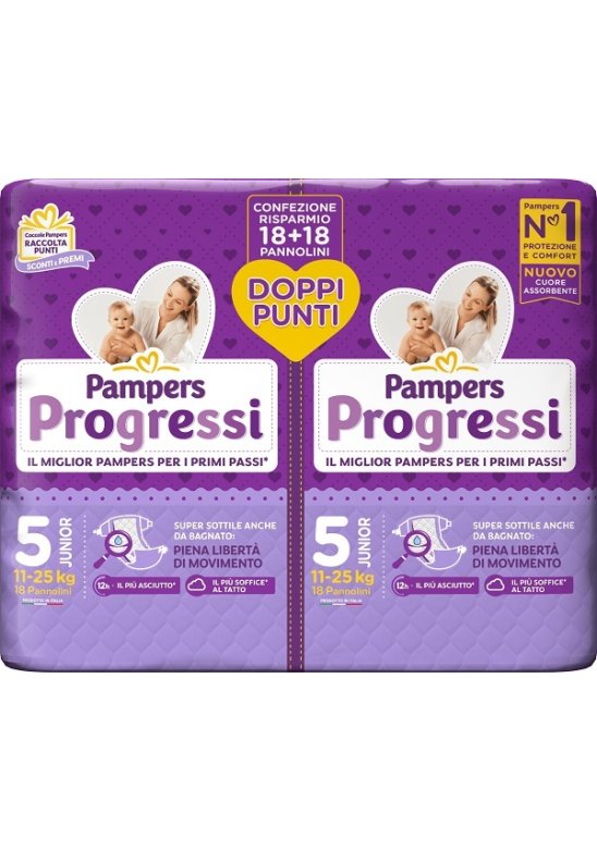 PAMPERS PROG.5 JUN 11-25KG 36PZ