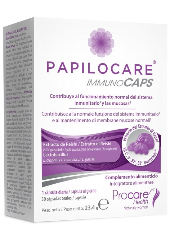 PAPILOCARE IMMUNOCAPS 30CPS