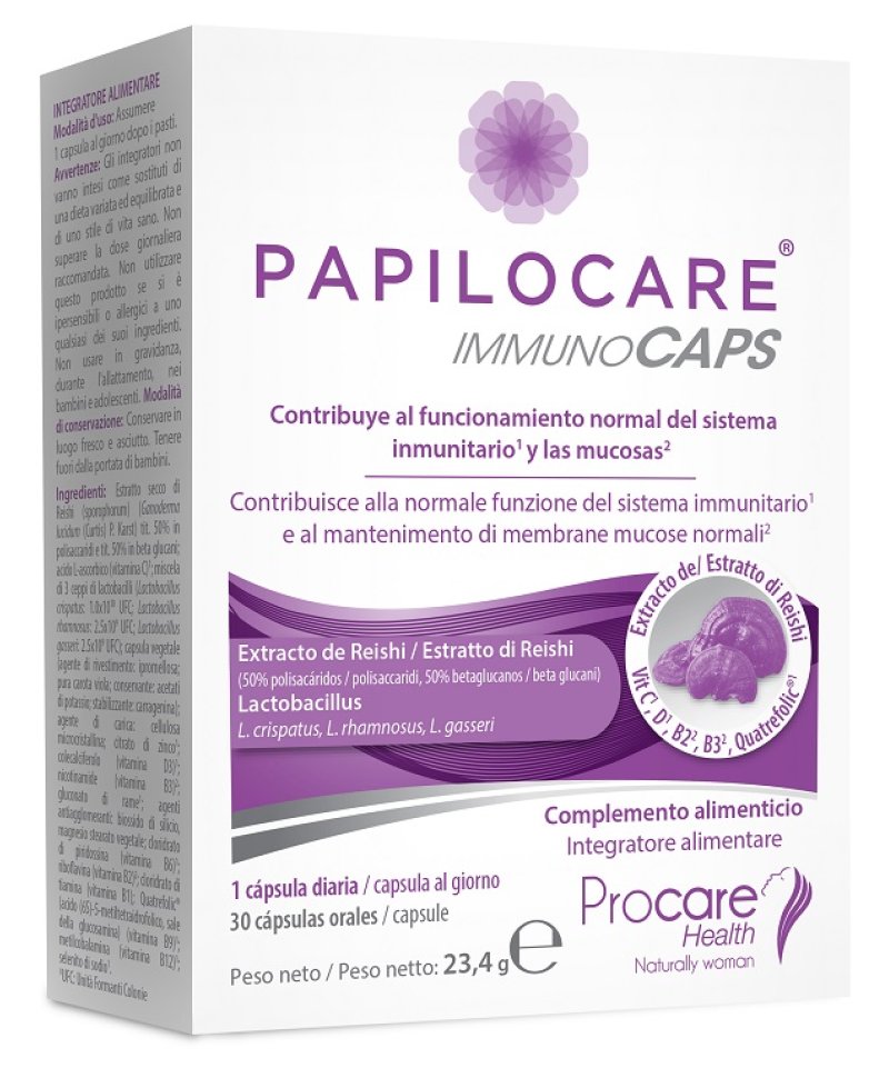 PAPILOCARE IMMUNOCAPS 30CPS