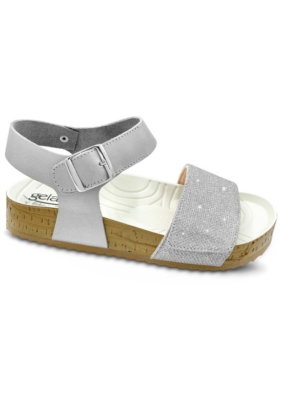 WOODSTOCK SANDAL SILVER 35/36