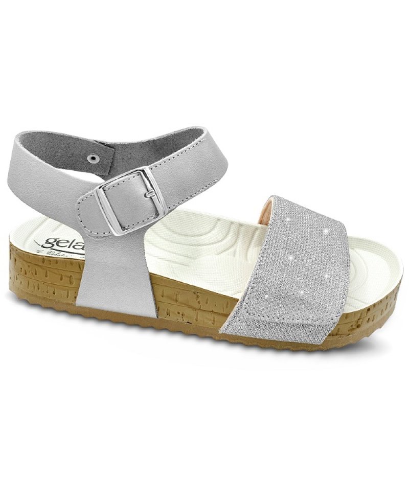 WOODSTOCK SANDAL SILVER 35/36