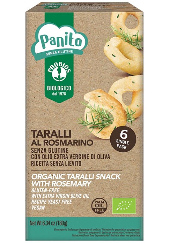 PANITO TARALLI ROSMARINO S/G