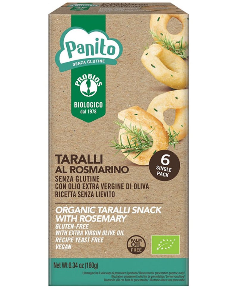 PANITO TARALLI ROSMARINO S/G