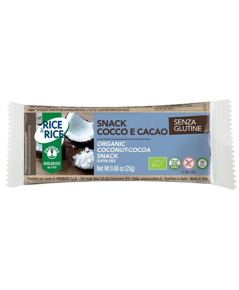 RICE&RICE SNACK COCCO/CACAO BIO