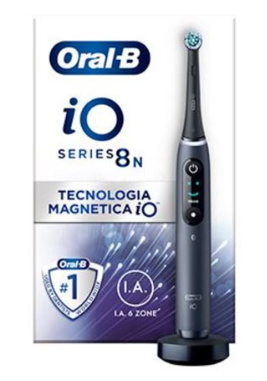 ORALB IO 8 BLACK SPAZZ+2REFILL