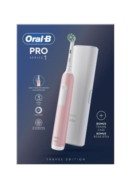 ORALB PRO 1 ROSA SPAZZ ELET+TC