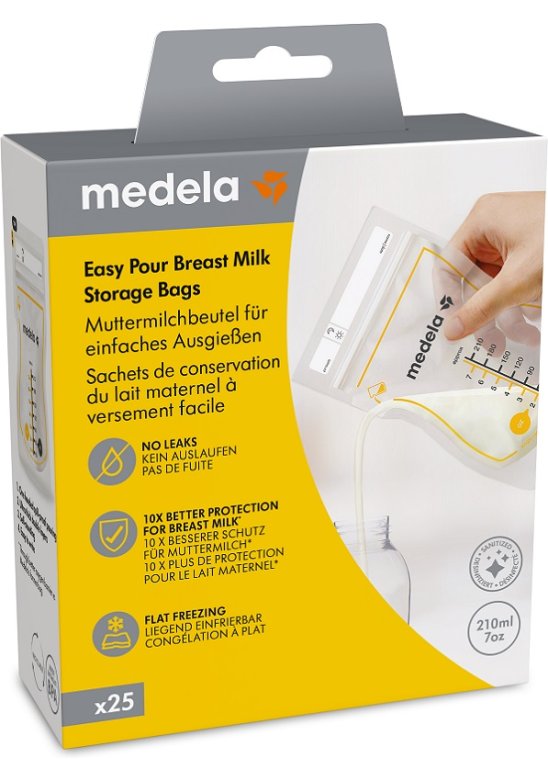 MEDELA-EASY POUR SACCA LATTE 25P