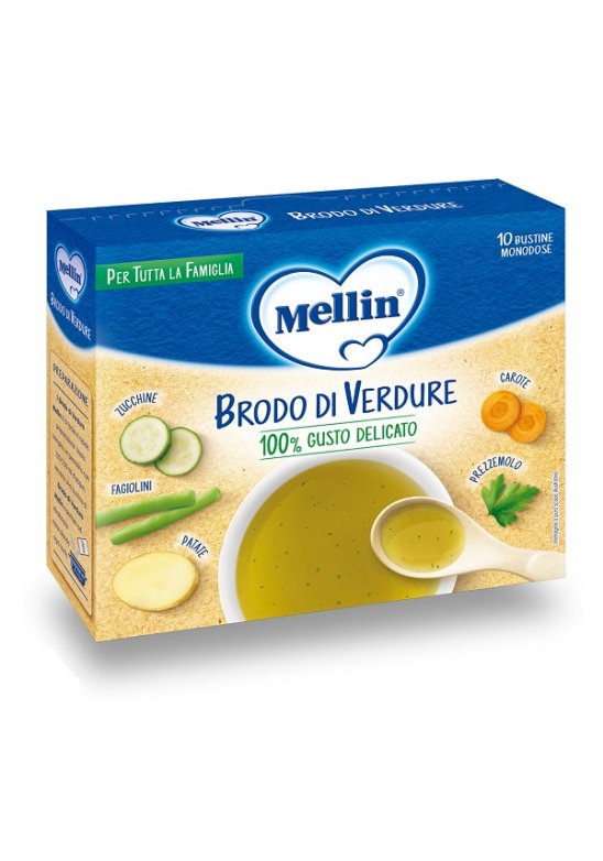 MELLIN BRODO VERDURE 10X8G