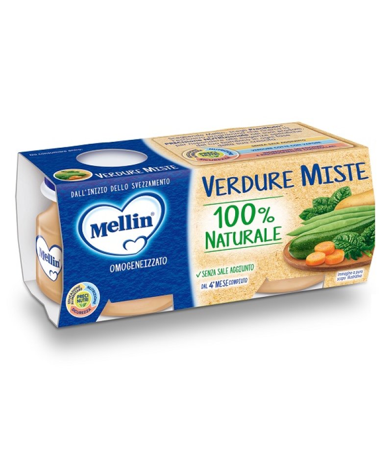 MELLIN OMOG VERDURE 4X80G MELLIN OMOG VERDURE 4X80G