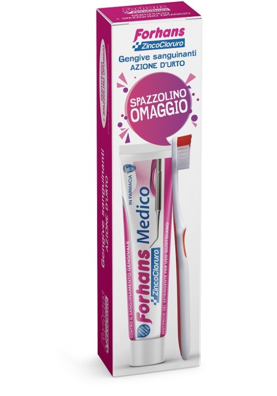 FORHANS DENTIFRICIO MED+SPAZZ