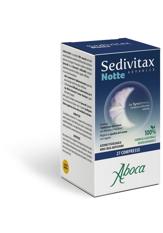 SEDIVITAX NOTTE ADVANCED 27 compresse riposo notturno