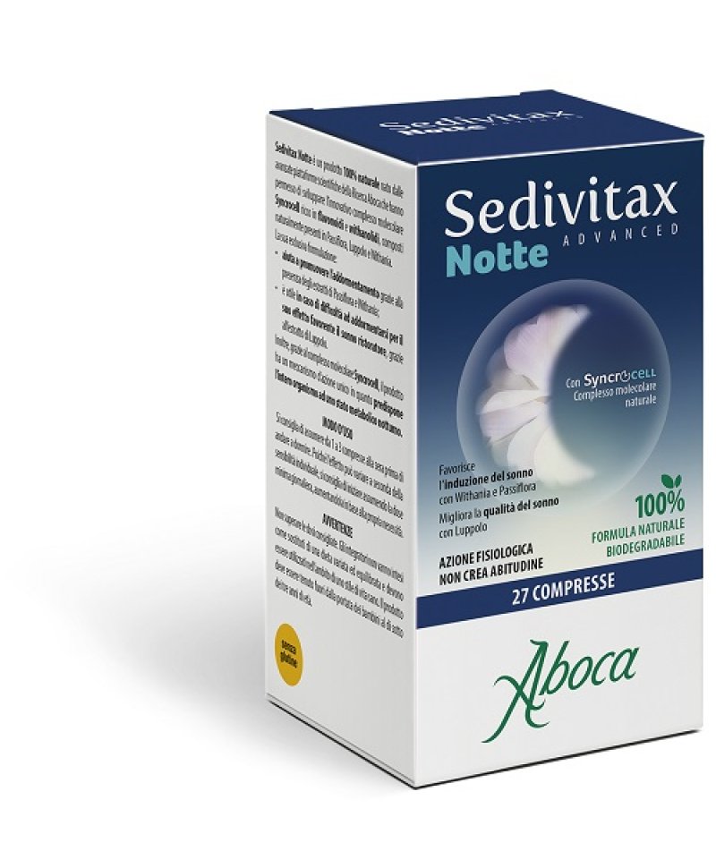 SEDIVITAX NOTTE ADVANCED 27 compresse riposo notturno