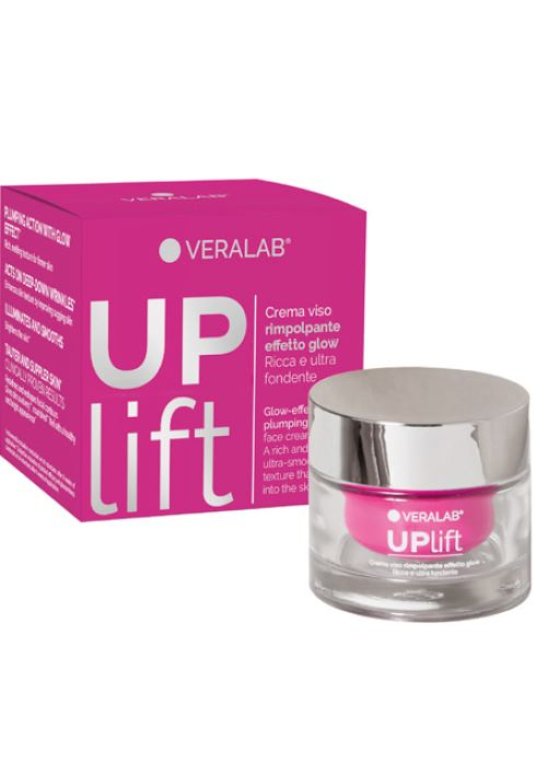 VERALAB UPLIFT CREMA VISO RIMPOLPANTE texture ricca effetto glow