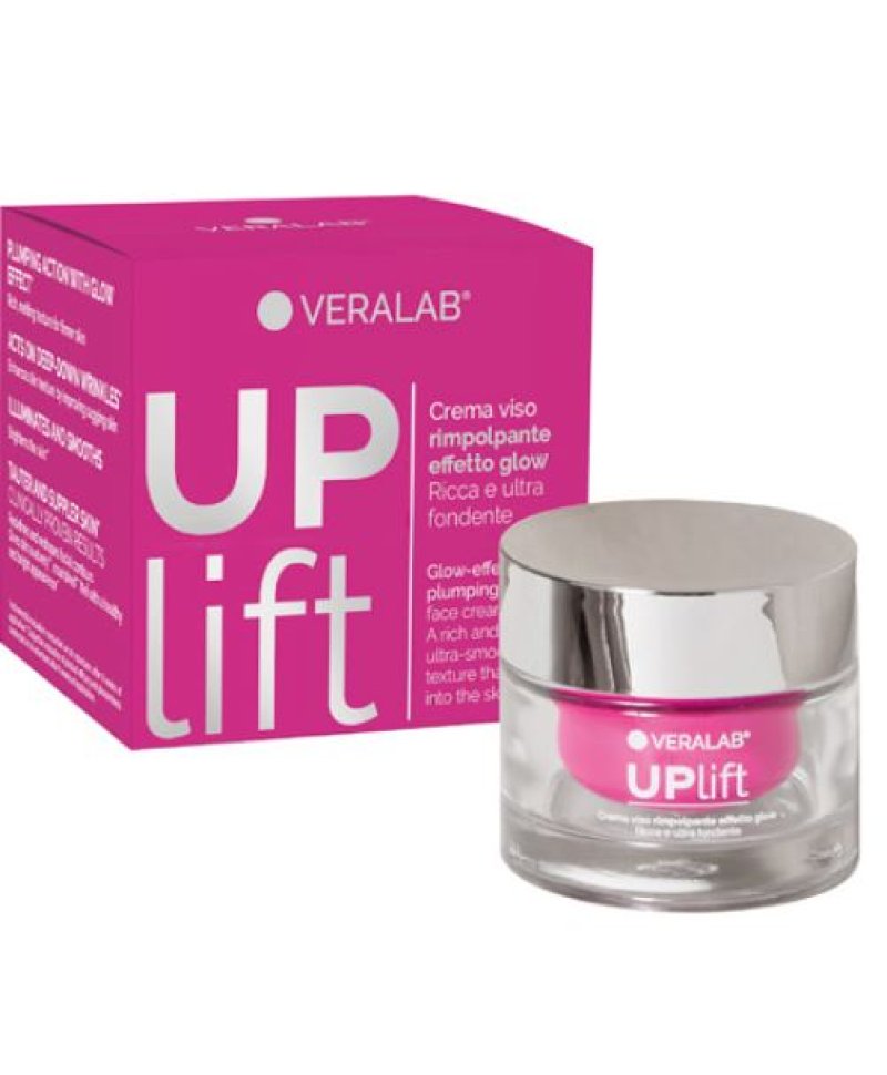 VERALAB UPLIFT CREMA VISO RIMPOLPANTE texture ricca effetto glow