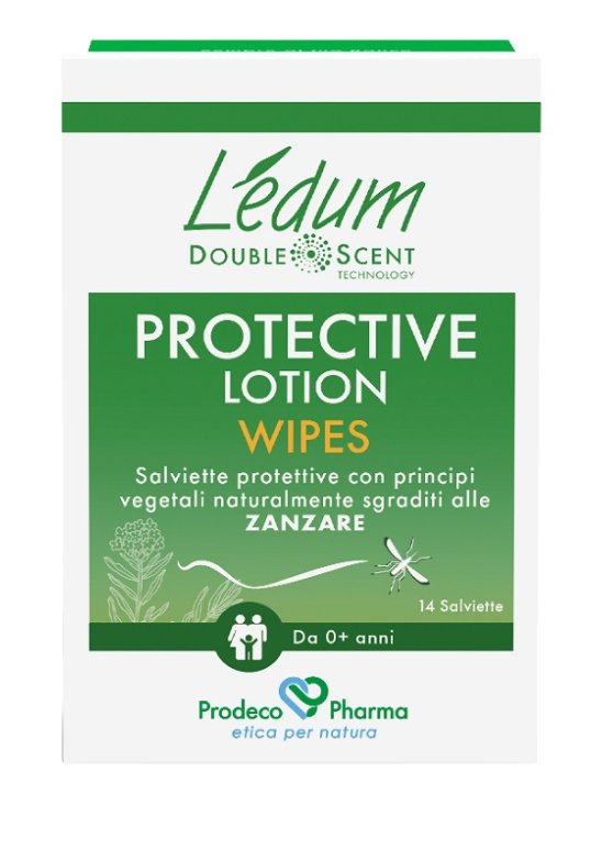 LEDUM DS PROT LOTION WIPES 14PZ