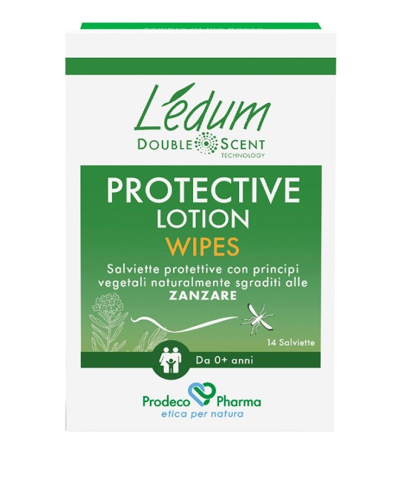LEDUM DS PROT LOTION WIPES 14PZ