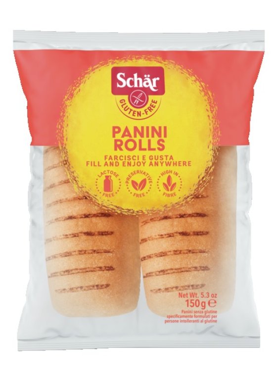 SCHAR PANINI ROLLS 2X75GR S/G