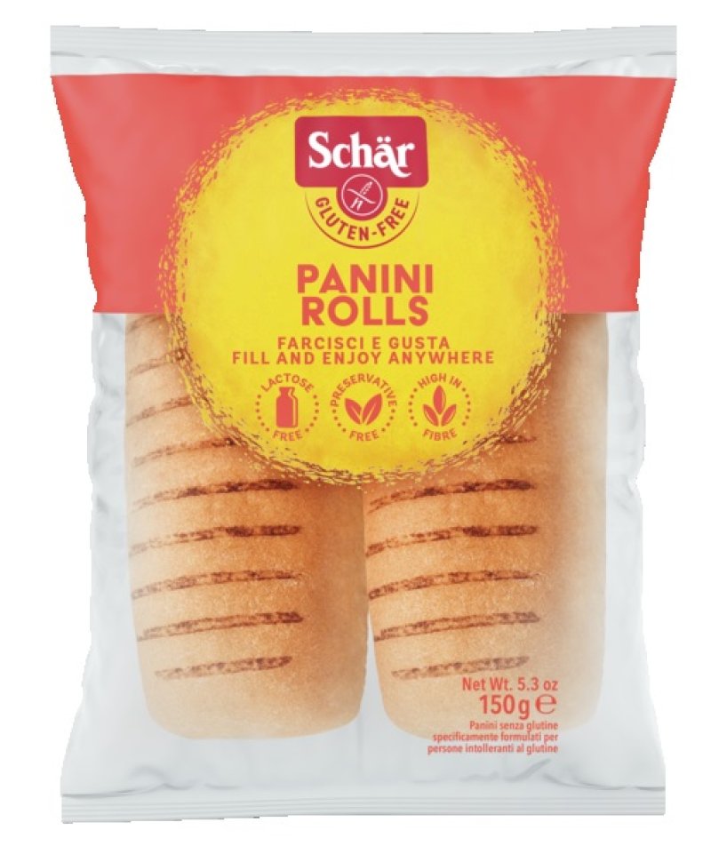 SCHAR PANINI ROLLS 2X75GR S/G