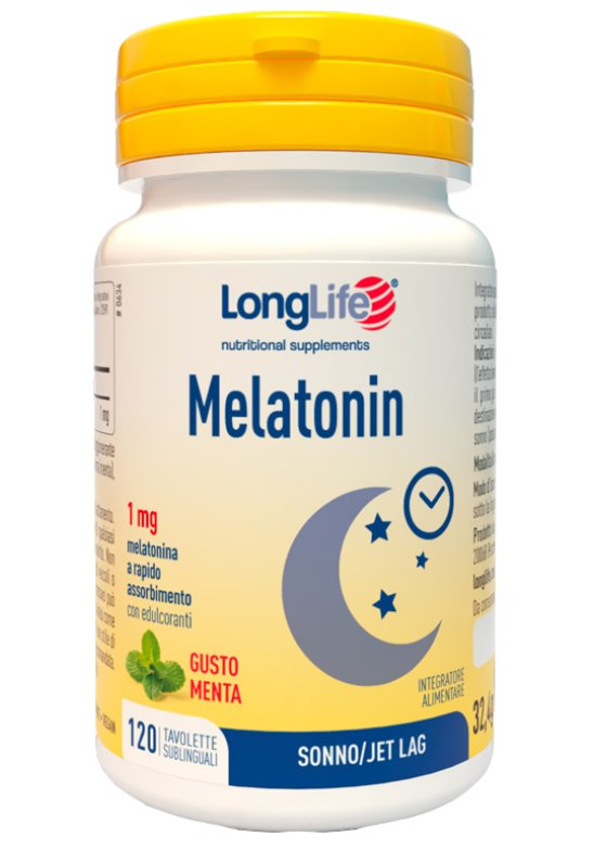 LONGLIFE MELATON 1MG MENTA 120TA