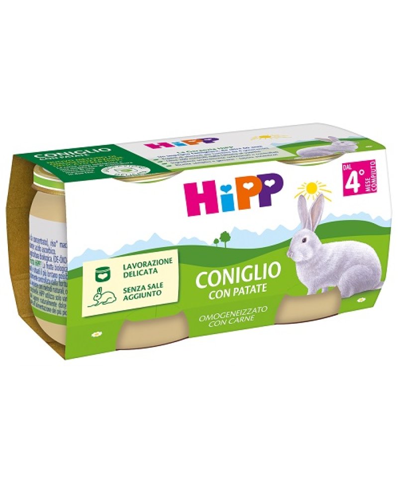 HIPP OMOG CONIGLIO VERD 2X80G