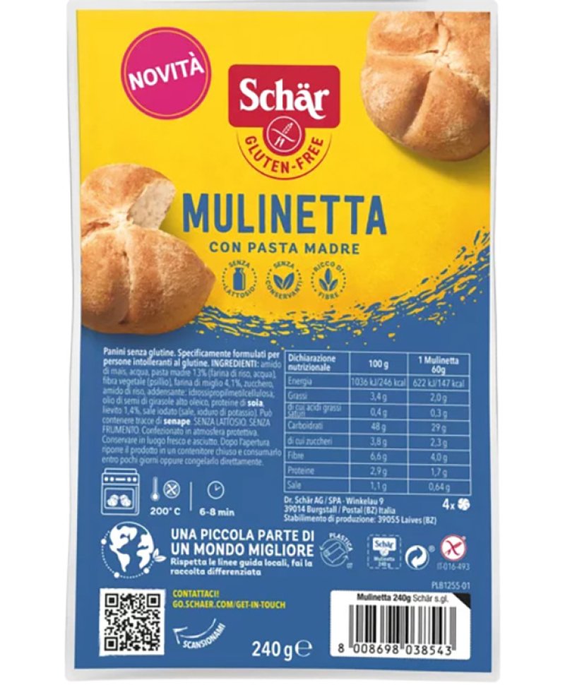 SCHAR MULINETTA 4PZ 60G