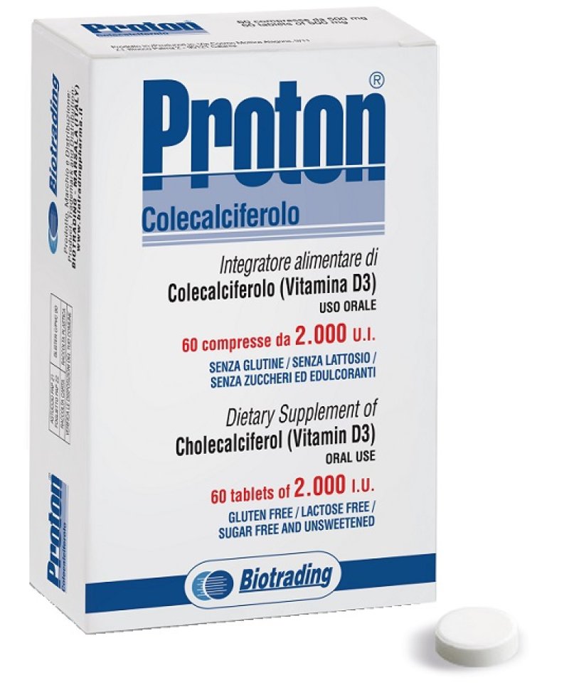 PROTON COLECALCIF.2000 UI 60CPR( PROTON COLECALCIF.2000 UI 60CPR(