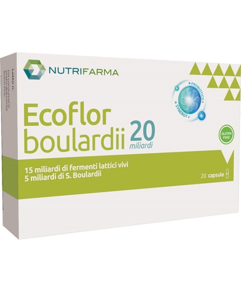 ECOFLOR BOULARDII 20MLD 20CPS