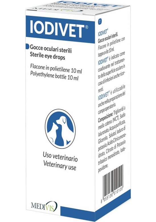 V IODIVET SOLUZIONE OFT 10ML