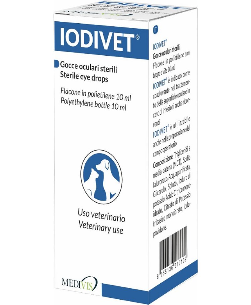 V IODIVET SOLUZIONE OFT 10ML