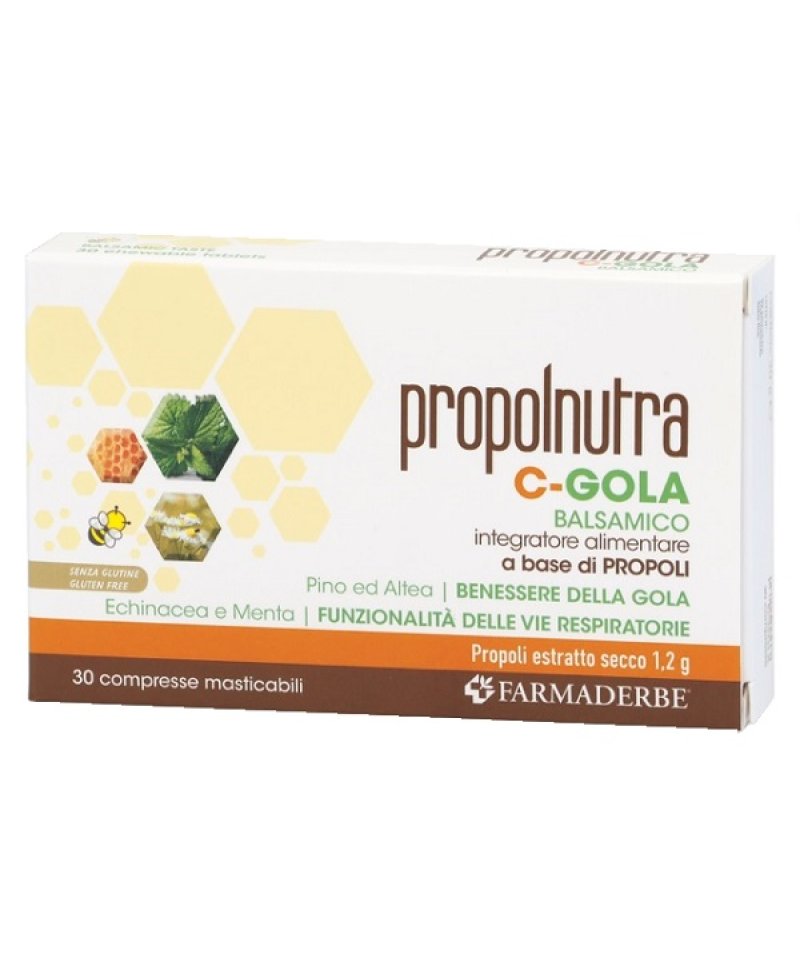 PROPOLNUTRA C GOLA 30CPR MASTI