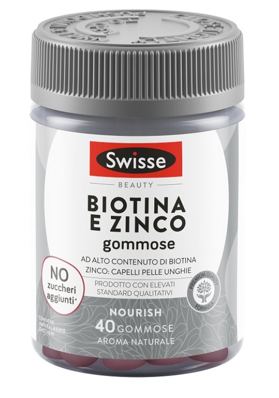 BIOTINA+ZINCO 40GUMMIES SWISSE