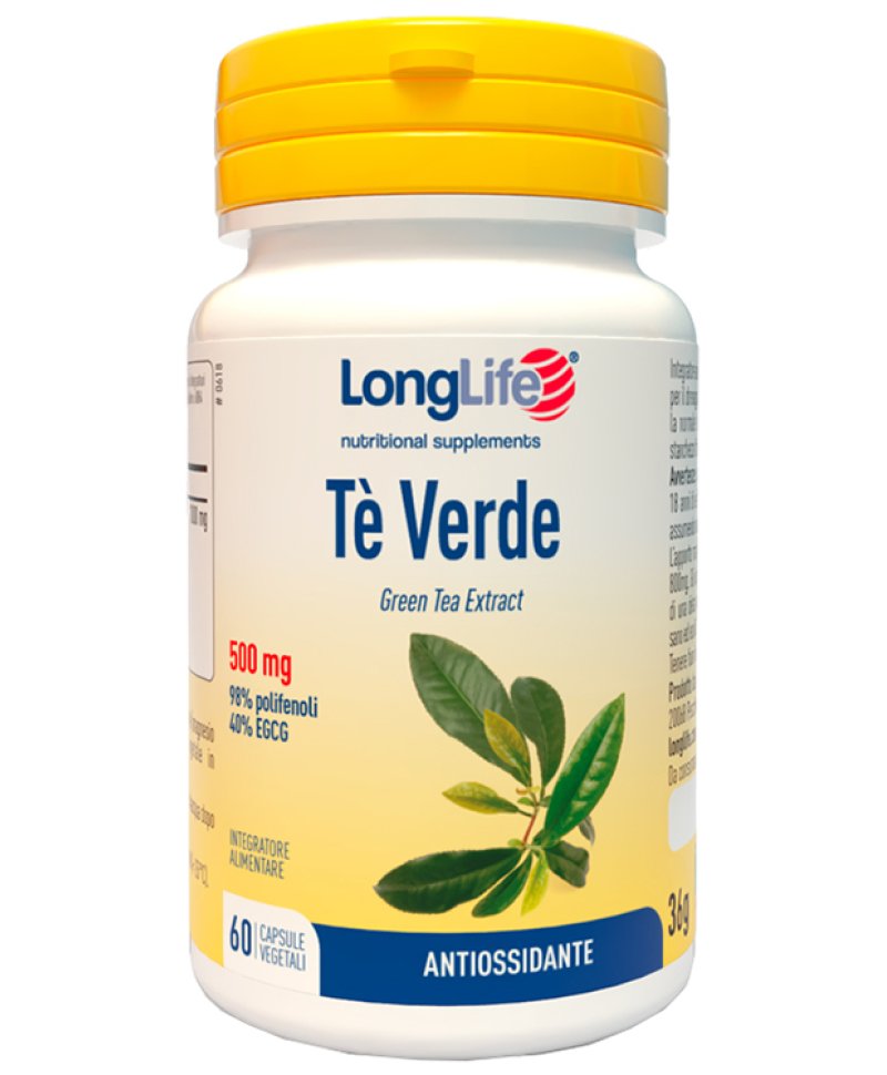 LONGLIFE TE' VERDE 500MG 60CPS