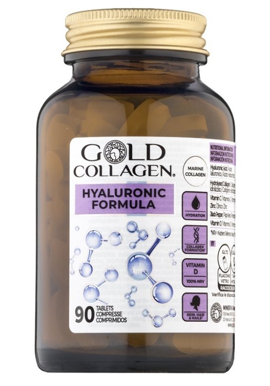 GOLD COLLAGEN HYALURONIC 90 Compresse