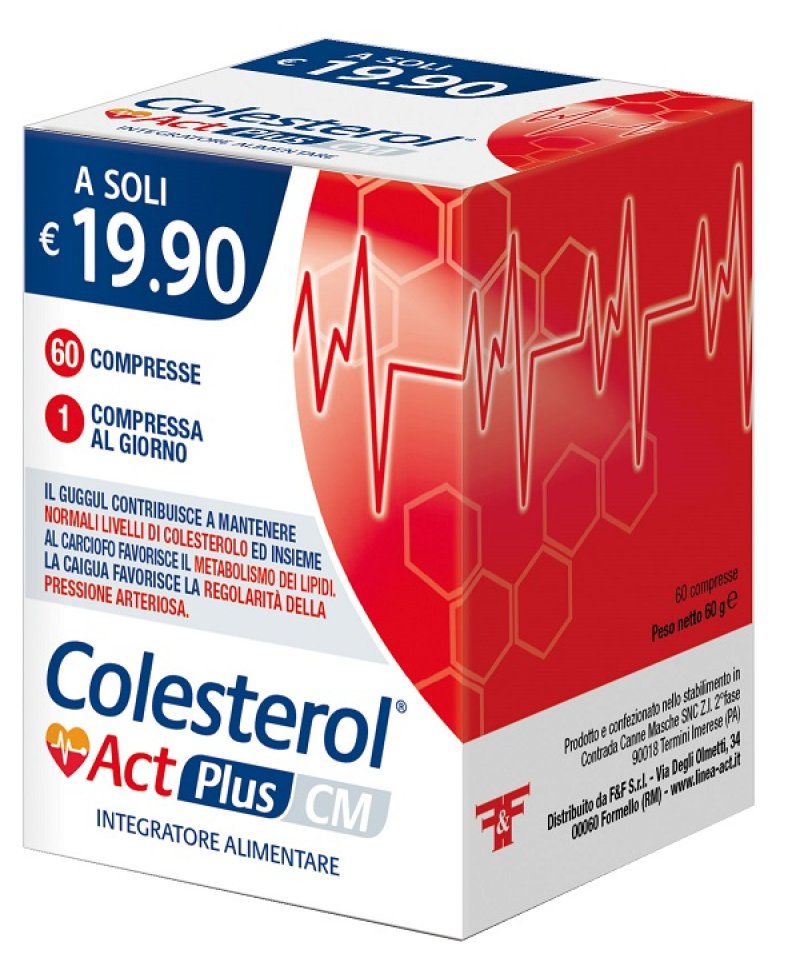 COLESTEROL ACT PLUS CM 60CPR