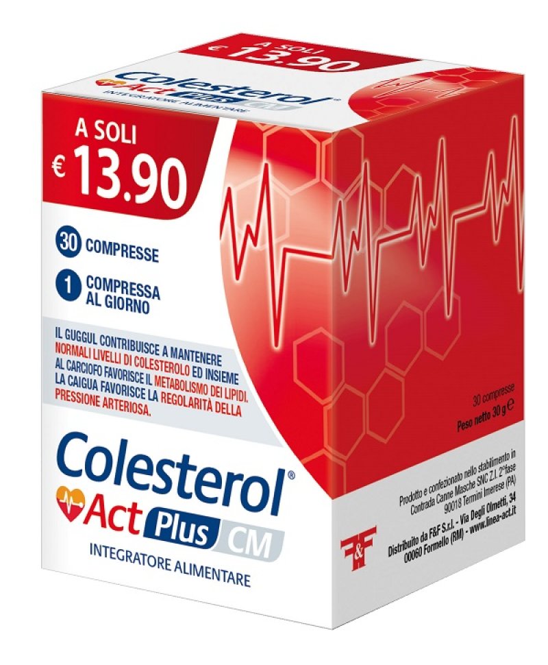 COLESTEROL ACT PLUS CM 30CPR